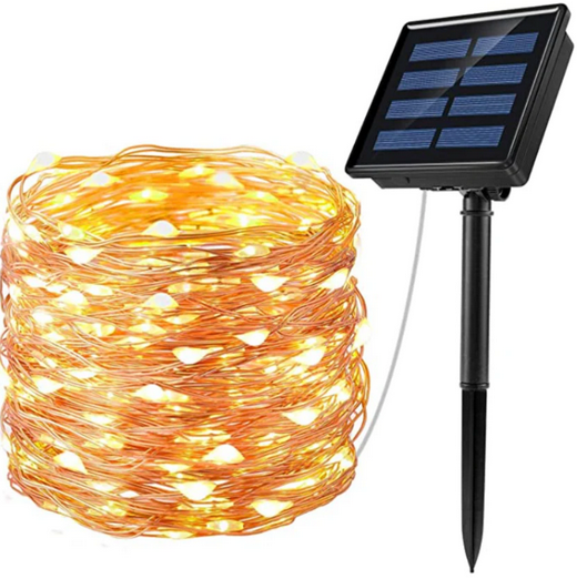 💥 ¡ILUMINA TU NAVIDAD SIN COSTOS! 🔥 EcoBrillo® Luces Solares Decorativas de 20m con Carga Eficiente ☀️🎄 🔥 60% DE DESCUENTO + ENVÍO GRATIS 🚚